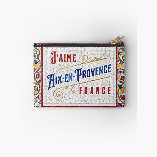 Item preview, J’aime Aix-en-Provence – Colorful Provençal Mosaic Art designed and sold by FrancophileFun.
