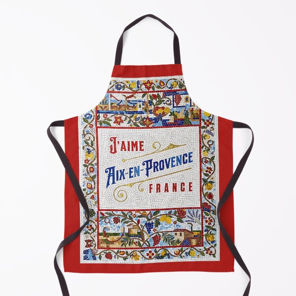 Item preview, J’aime Aix-en-Provence – Colorful Provençal Mosaic Art designed and sold by FrancophileFun.