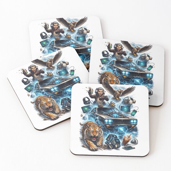 Item preview, Cyberpunk Chaos Tiger Eagle and Turbo Car designed and sold by HaciPrint.