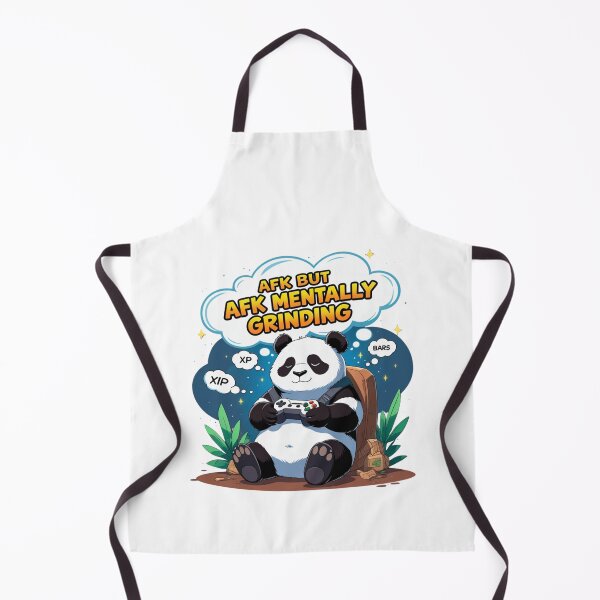 Item preview, AFK But Mentally Grinding gaming humor designed and sold by SloganSauce.