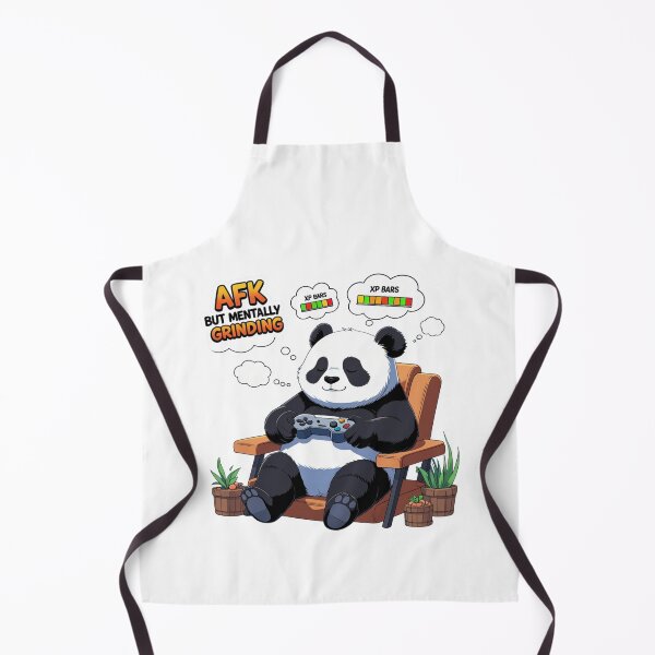 Item preview, AFK But Mentally Grinding anime gamer designed and sold by SloganSauce.