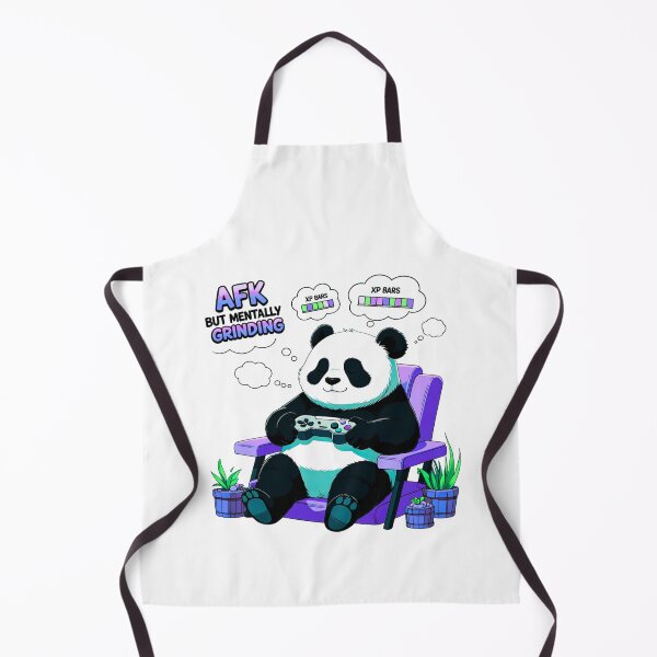 Item preview, AFK But Mentally Grinding gaming merch designed and sold by SloganSauce.