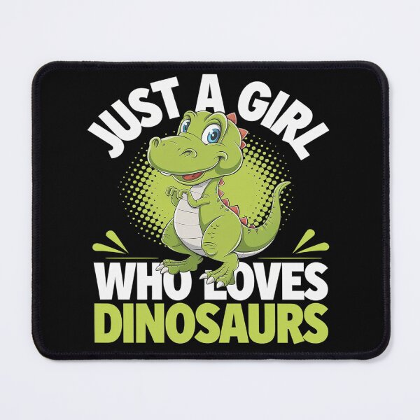 Item preview, Just A Girl Who Loves Dinosaurs T-Rex Dino Girls Kids designed and sold by AquaKiev.