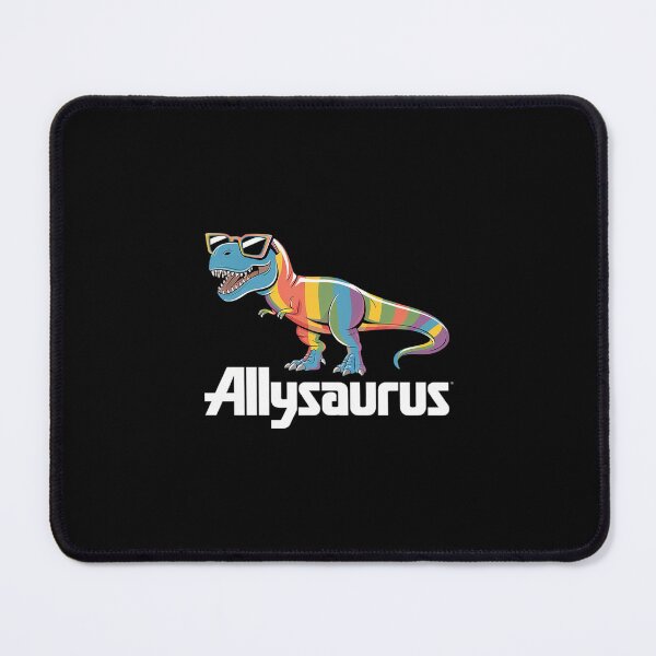 Item preview, Dinosaur Rainbow Flag Ally LGBT Allysaurus designed and sold by CombatTask.