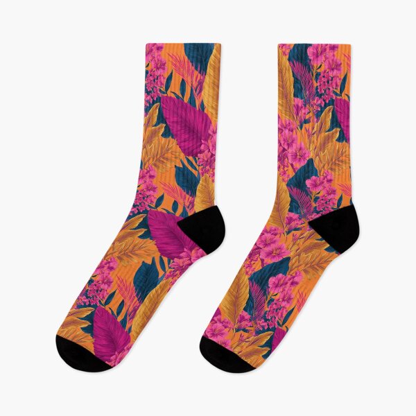 Item preview, Elegant Tropical Flower Print  - Birth Flower Pattern  - Gifts For Couples designed and sold by RoyalStarsPatts.
