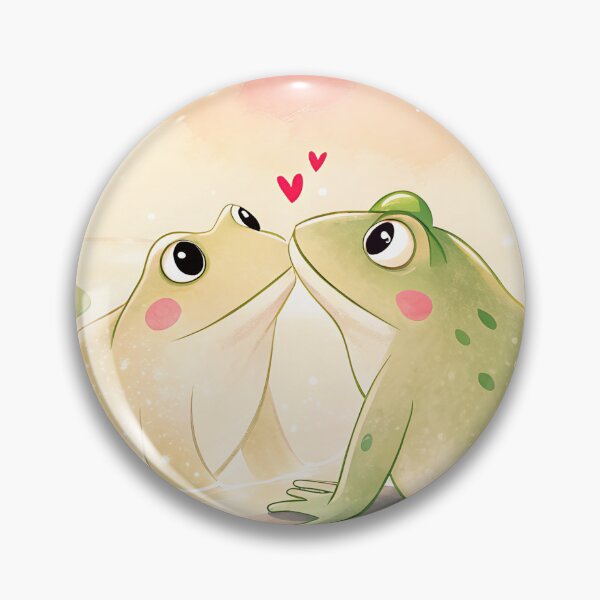 Item preview, Frog romantic couple - Valentine's Day love illustration designed and sold by AhArtMe.