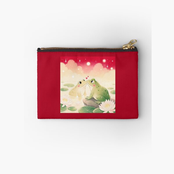 Item preview, Frog romantic couple - Valentine's Day love illustration designed and sold by AhArtMe.