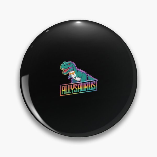 Item preview, Dinosaur T Rex LGBT Gay Pride Flag Allysaurus Ally Men Boys  designed and sold by CombatTask.