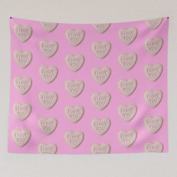 Item preview, The "Sugar Glow" I Love You Heart designed and sold by CleverCulture.