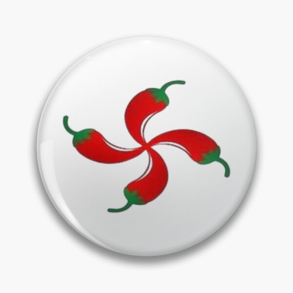 Item preview, Lauburu Chili Pepper – Spicy Basque Cross designed and sold by Gino64.