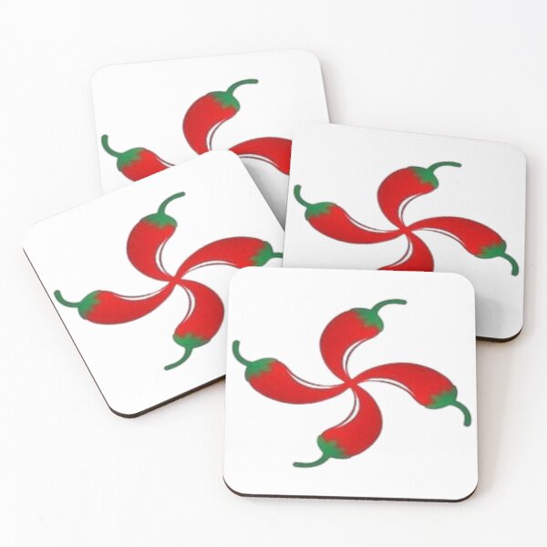 Item preview, Lauburu Chili Pepper – Spicy Basque Cross designed and sold by Gino64.