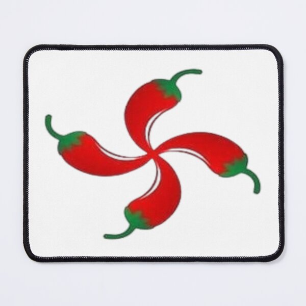 Item preview, Lauburu Chili Pepper – Spicy Basque Cross designed and sold by Gino64.
