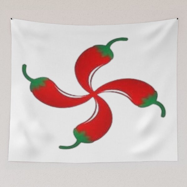 Item preview, Lauburu Chili Pepper – Spicy Basque Cross designed and sold by Gino64.
