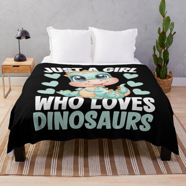 Item preview, Just A Girl Who Loves Dinosaurs, Cute Dinosaur Lovers  designed and sold by AquaKiev.
