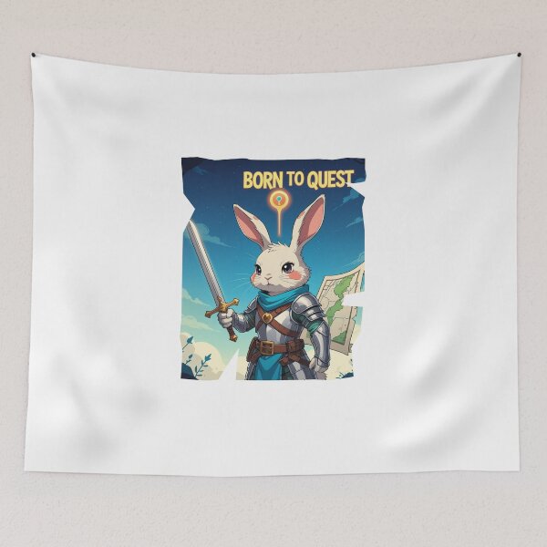 Item preview, Born to Quest adventurer art designed and sold by SloganSauce.