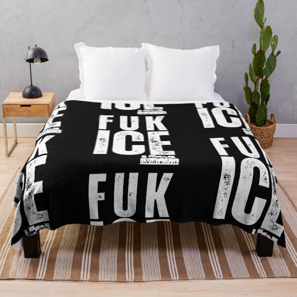 Item preview, FUK ICE Save Democracy Protest Text Design designed and sold by EarthArtDesigns.