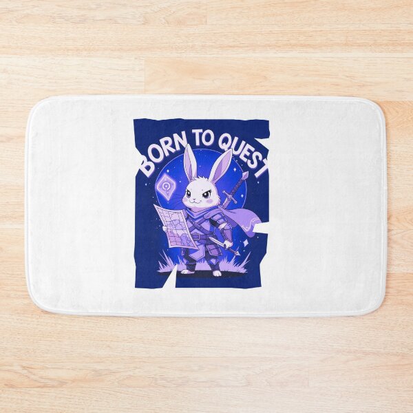 Item preview, Born to Quest cute warrior designed and sold by SloganSauce.