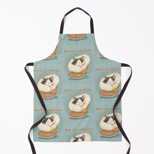 Item preview, Cat Meme Illustration-Nap First, Adult Later designed and sold by MiraLumeStudio.