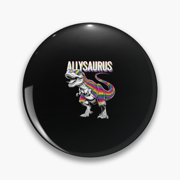 Item preview, Dinosaur T Rex LGBT Gay Pride Flag Allysaurus Ally Men Boys 1  designed and sold by CombatTask.