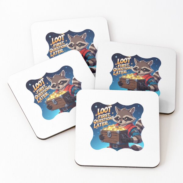 Item preview, Loot First, Questions Later designed and sold by SloganSauce.