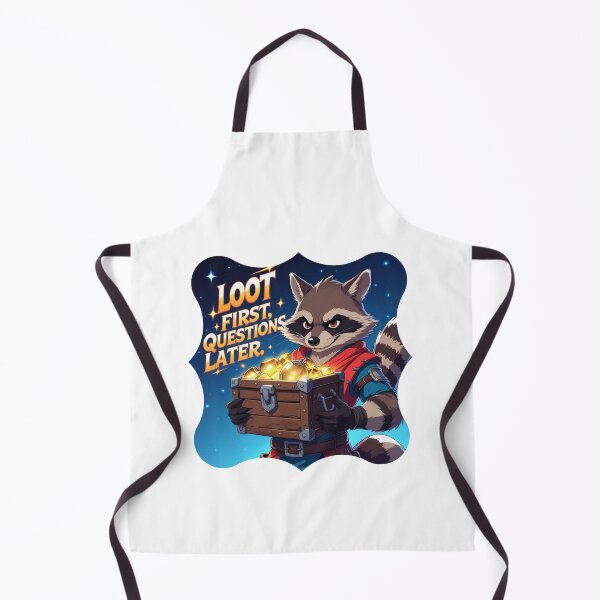 Item preview, Loot First, Questions Later designed and sold by SloganSauce.