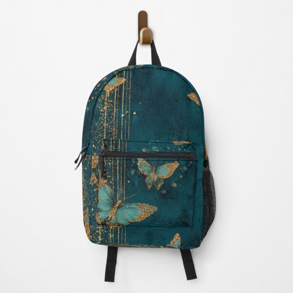 Item preview, Transformative Teal & Golden Flutter designed and sold by Ewa Miller.