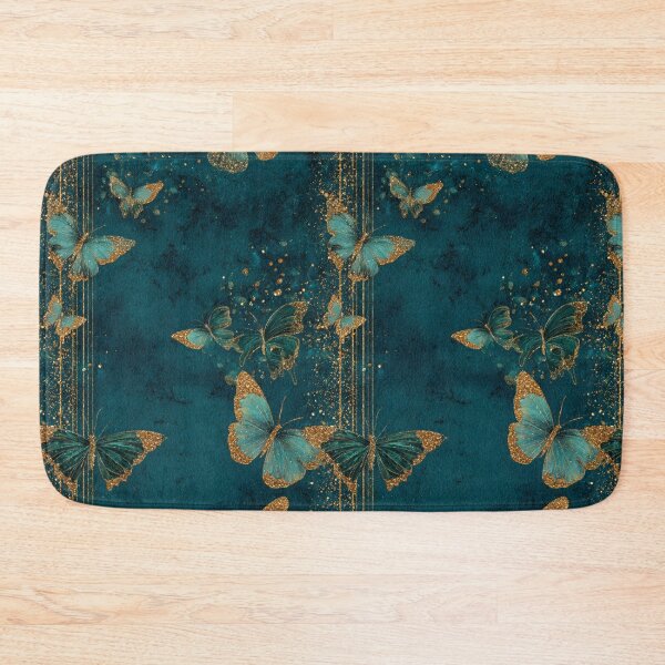 Item preview, Transformative Teal & Golden Flutter designed and sold by Ewa Miller.