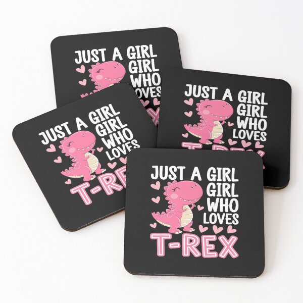Item preview, Just A Girl Who Loves T-Rex Cute TRex Dinosaur Dino Lover  designed and sold by AquaKiev.