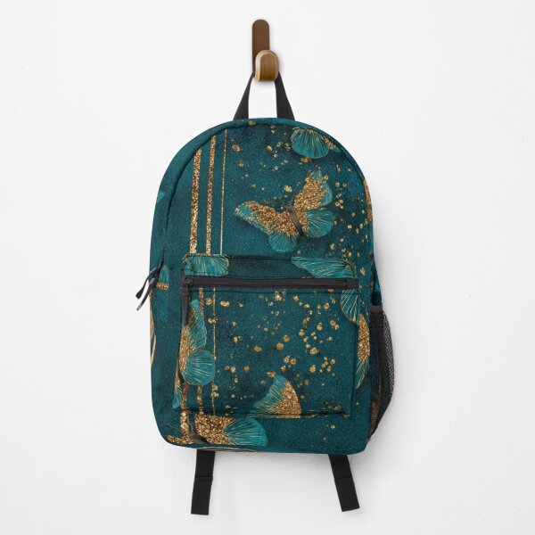 Item preview, Transformative Teal & Golden Flutter designed and sold by Ewa Miller.