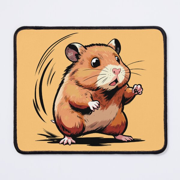 Item preview, Syrian Hamster in Motion designed and sold by MartynaKanik.