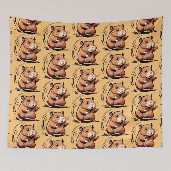 Item preview, Syrian Hamster in Motion designed and sold by MartynaKanik.