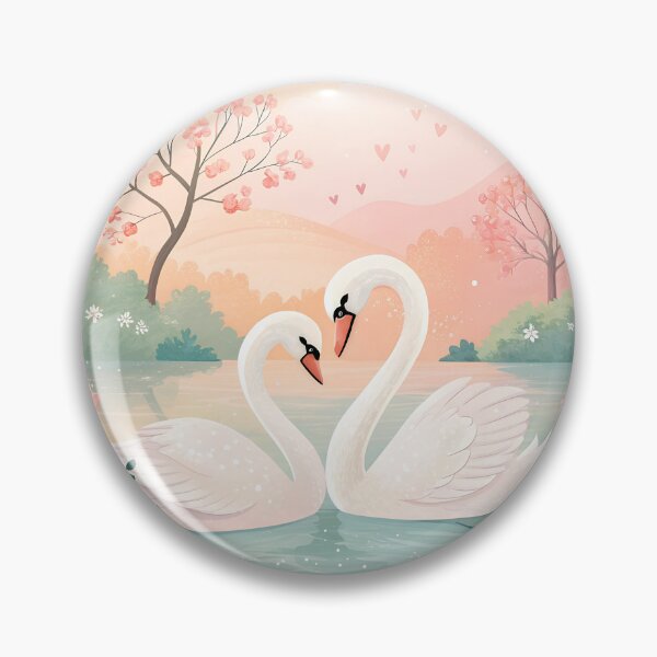 Item preview, Romantic bird couple - Valentine's Day love illustration designed and sold by AhArtMe.