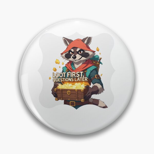Item preview, Loot First, Questions Later dungeon crawler designed and sold by SloganSauce.