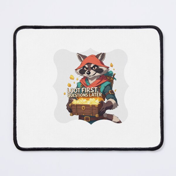 Item preview, Loot First, Questions Later dungeon crawler designed and sold by SloganSauce.