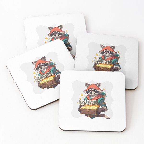 Item preview, Loot First, Questions Later dungeon crawler designed and sold by SloganSauce.