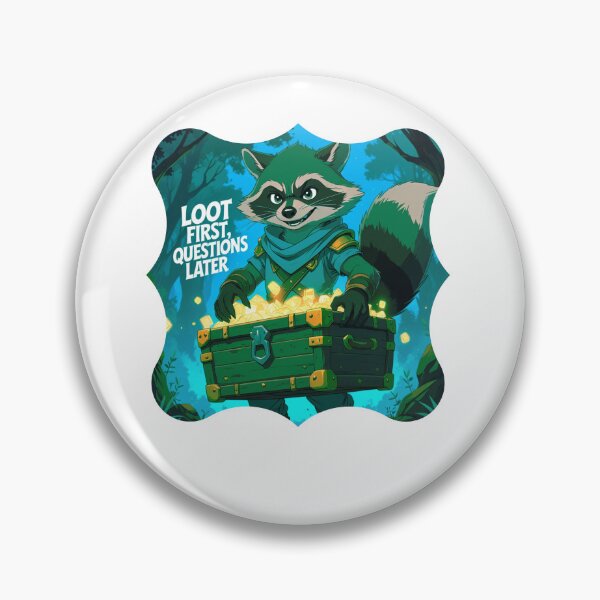 Item preview, Loot First, Questions Later redbubble gamer design designed and sold by SloganSauce.