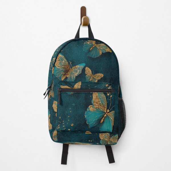 Item preview, Transformative Teal & Golden Flutter designed and sold by Ewa Miller.