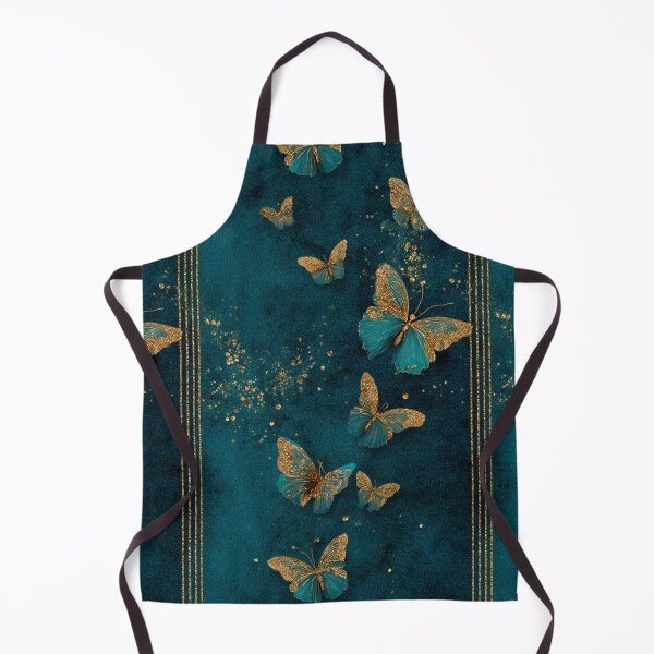 Item preview, Transformative Teal & Golden Flutter designed and sold by Ewa Miller.