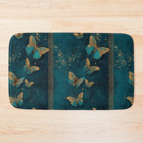 Item preview, Transformative Teal & Golden Flutter designed and sold by Ewa Miller.