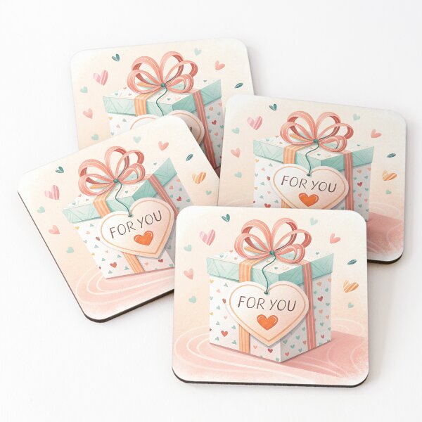 Item preview, Romantic gift box - Valentine's Day love illustration designed and sold by AhArtMe.
