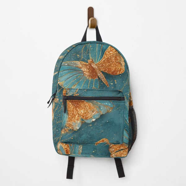 Item preview, Transformative Teal & Golden Flutter designed and sold by Ewa Miller.