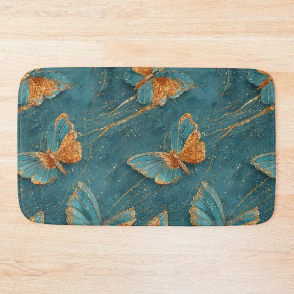 Item preview, Transformative Teal & Golden Flutter designed and sold by Ewa Miller.