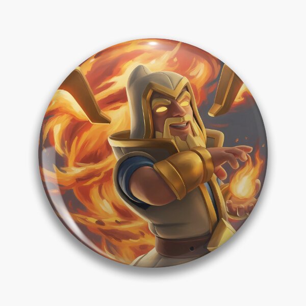 Item preview, Clash Royale Fire Wizard Hero designed and sold by Drip stamp.