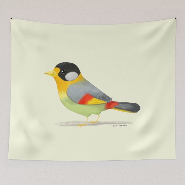 Item preview, Silver Eared Mesia designed and sold by julianamotzko.