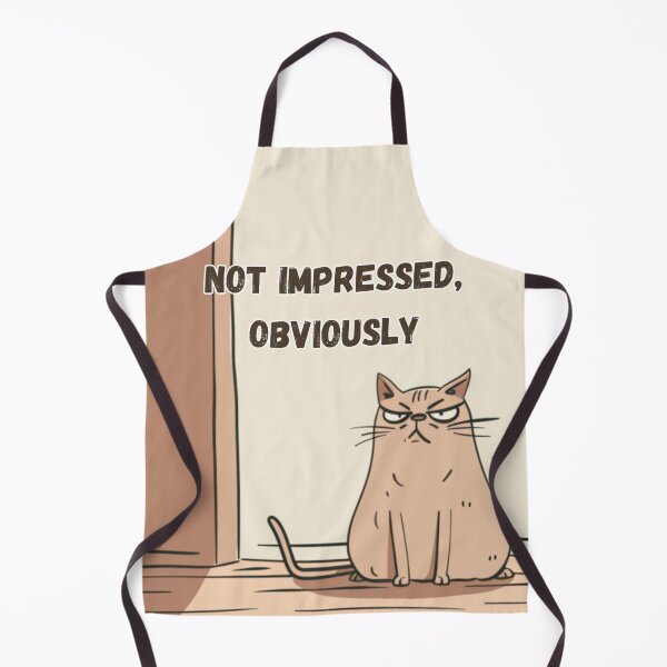 Item preview, Sarcastic Judging Cat Meme Illustration-Not Impressed, Obviously designed and sold by MiraLumeStudio.
