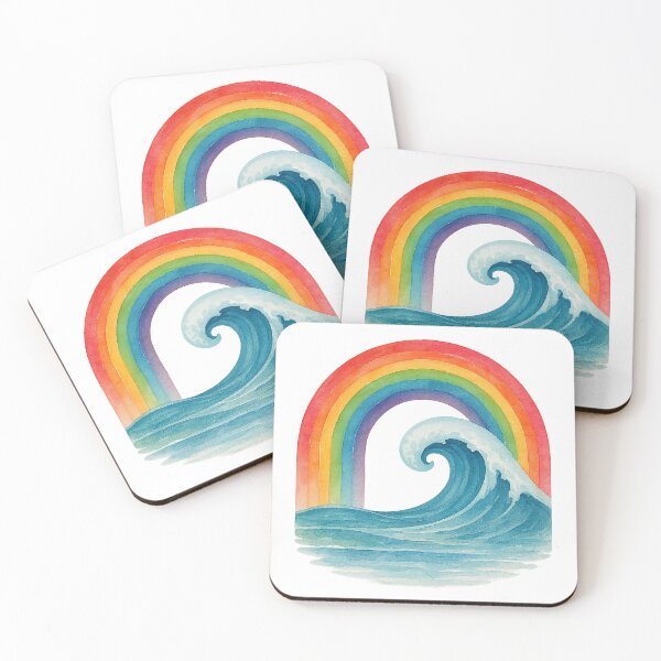 Item preview, Rainbow Wave Harmony designed and sold by chromatalove.