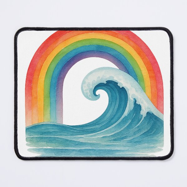 Item preview, Rainbow Wave Harmony designed and sold by chromatalove.