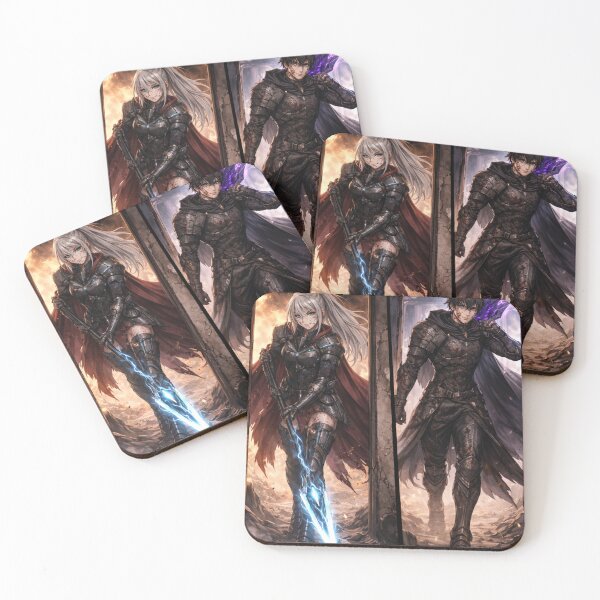 Item preview, Seraphina and Ashen, Battle Worn Warriors Through the Ruins designed and sold by Prayful.