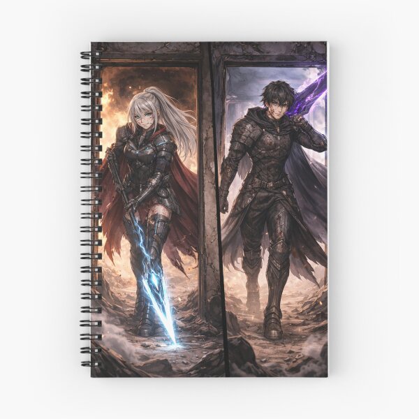 Item preview, Seraphina and Ashen, Battle Worn Warriors Through the Ruins designed and sold by Prayful.
