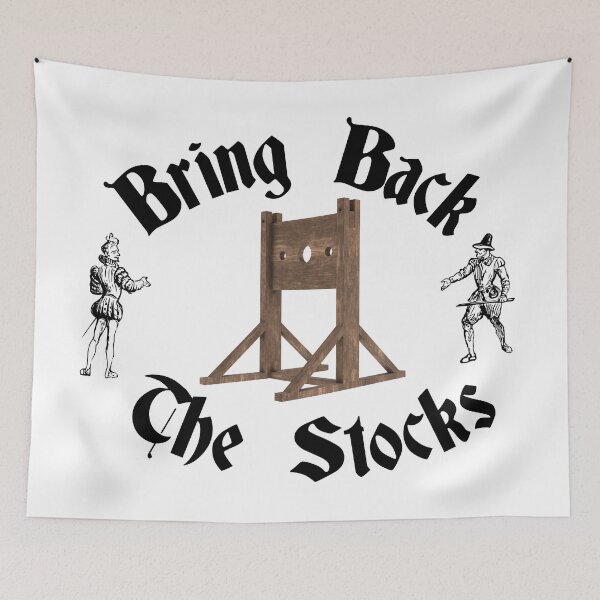 Item preview, Bring Back the Stocks designed and sold by FANG BANG.